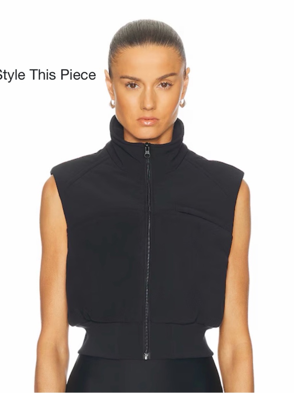 ALO Yoga Black Fleece Jacket - XS